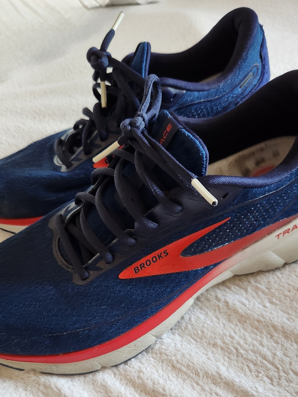 Brooks Men’s Navy and Orange Running Shoes